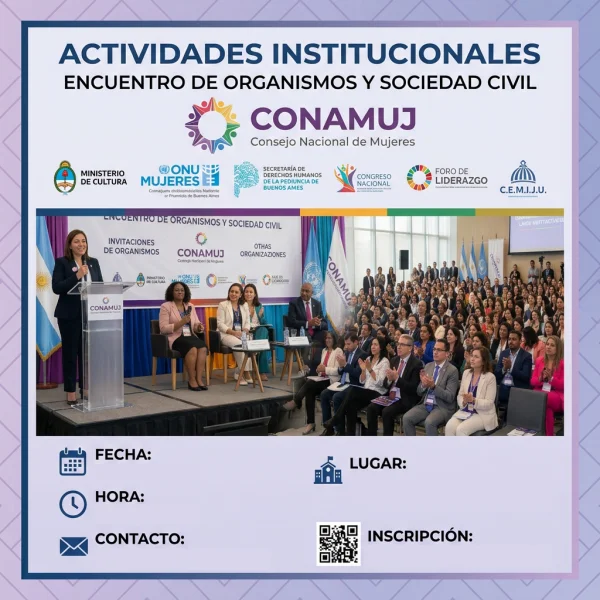 Encuentro de Organismos y Sociedad Civil | Actividades Institucionales CONAMUJ